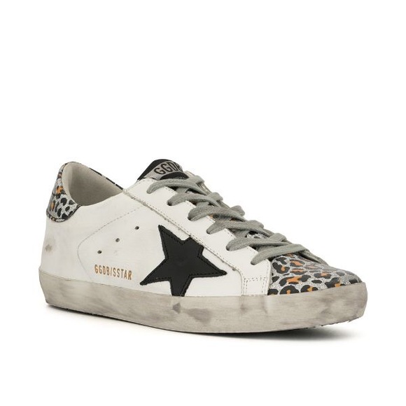 Golden Goose Shoes - GOLDEN GOOSE Superstar leopard-print trim sneakers